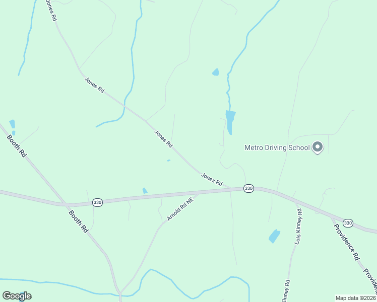 map of restaurants, bars, coffee shops, grocery stores, and more near 261 Jones Road in Statham