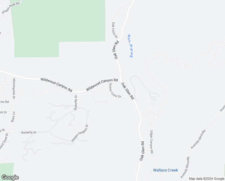 map of restaurants, bars, coffee shops, grocery stores, and more near 13627 Scenic Crest Drive in Yucaipa
