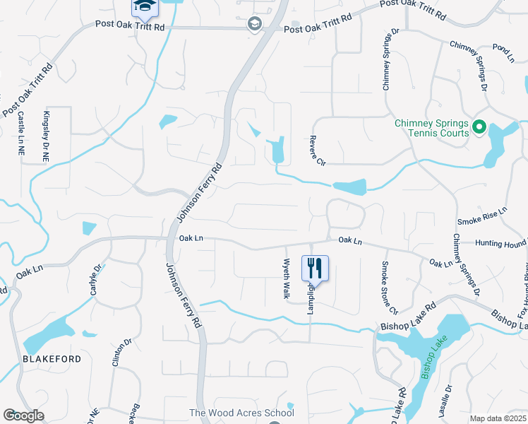 map of restaurants, bars, coffee shops, grocery stores, and more near 4146 Chadds Crossing in Marietta