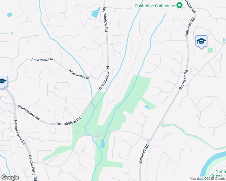map of restaurants, bars, coffee shops, grocery stores, and more near 130 Stoney Ridge Drive in Alpharetta