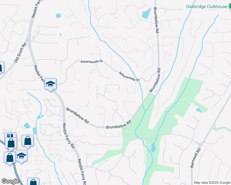 map of restaurants, bars, coffee shops, grocery stores, and more near 3105 Birchton Street in Alpharetta