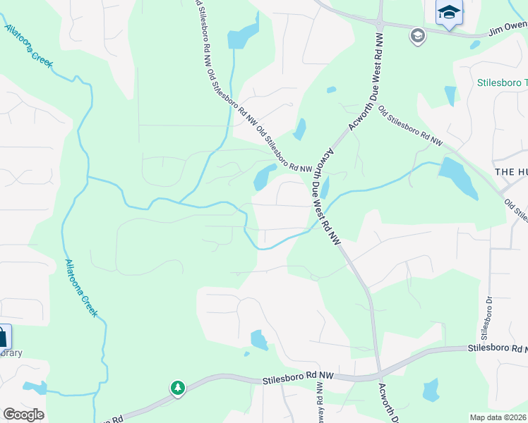 map of restaurants, bars, coffee shops, grocery stores, and more near 4435 Sterling Pointe Drive in Kennesaw