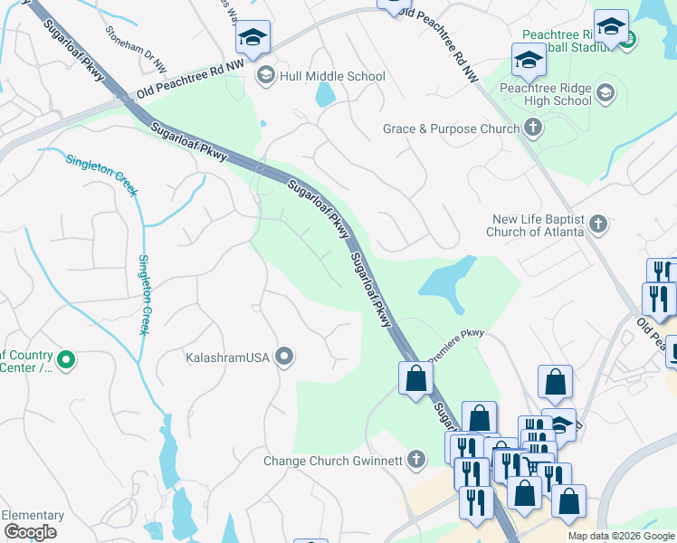 map of restaurants, bars, coffee shops, grocery stores, and more near 3103 Bagley Passage in Duluth