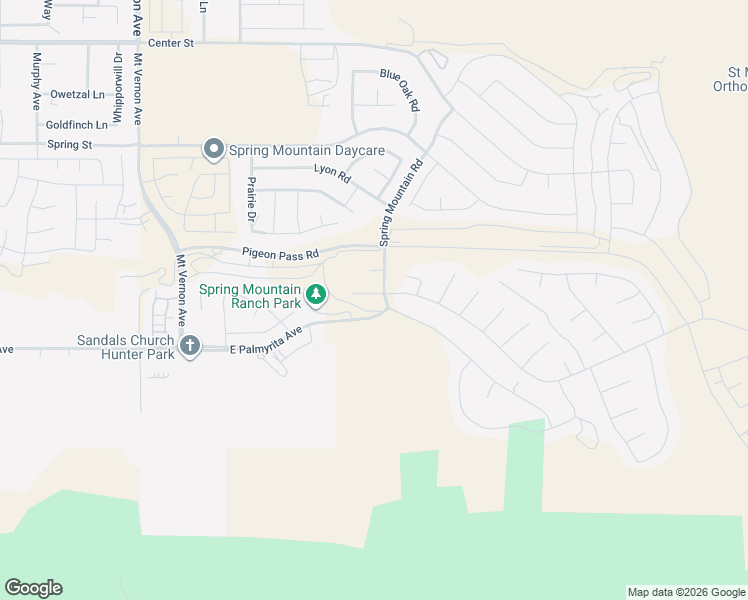 map of restaurants, bars, coffee shops, grocery stores, and more near 20565 Lost Creek Road in Riverside