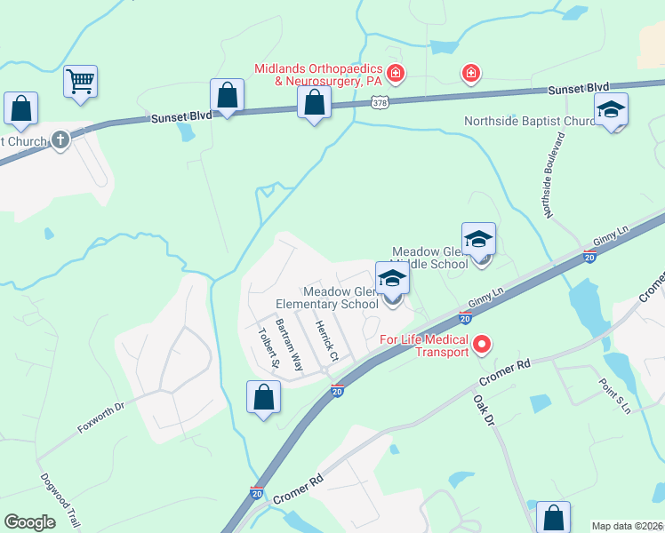 map of restaurants, bars, coffee shops, grocery stores, and more near 212 Caley Court in Lexington