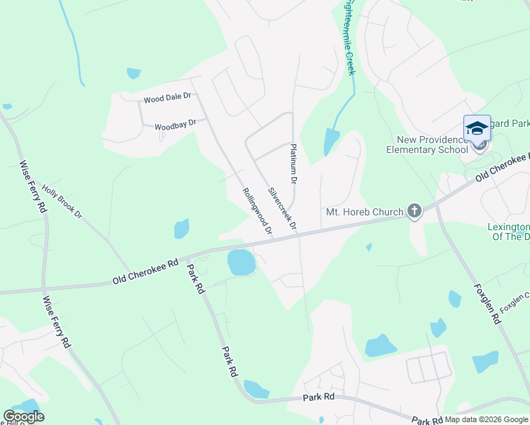 map of restaurants, bars, coffee shops, grocery stores, and more near 113 Rollingwood Drive in Lexington