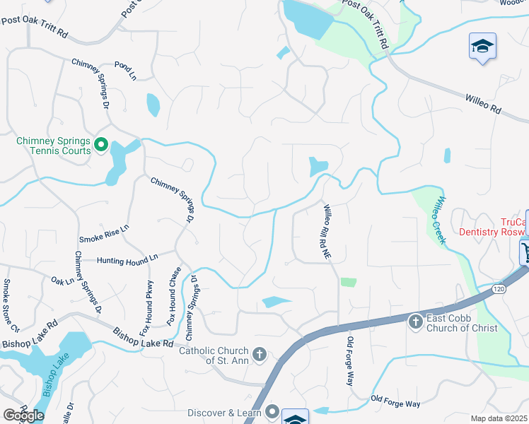 map of restaurants, bars, coffee shops, grocery stores, and more near 2208 Heritage Trace Drive in Marietta