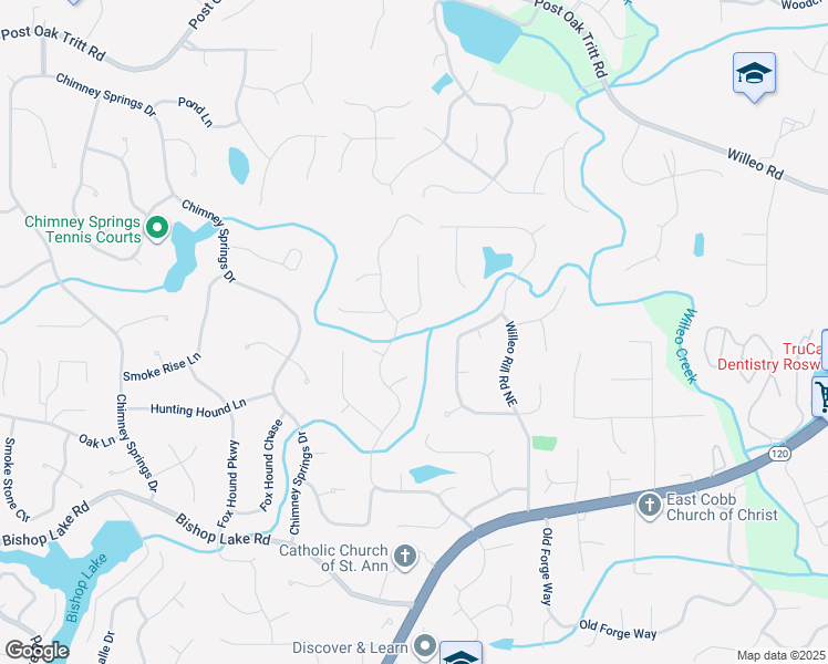 map of restaurants, bars, coffee shops, grocery stores, and more near 2208 Heritage Trace Drive in Marietta
