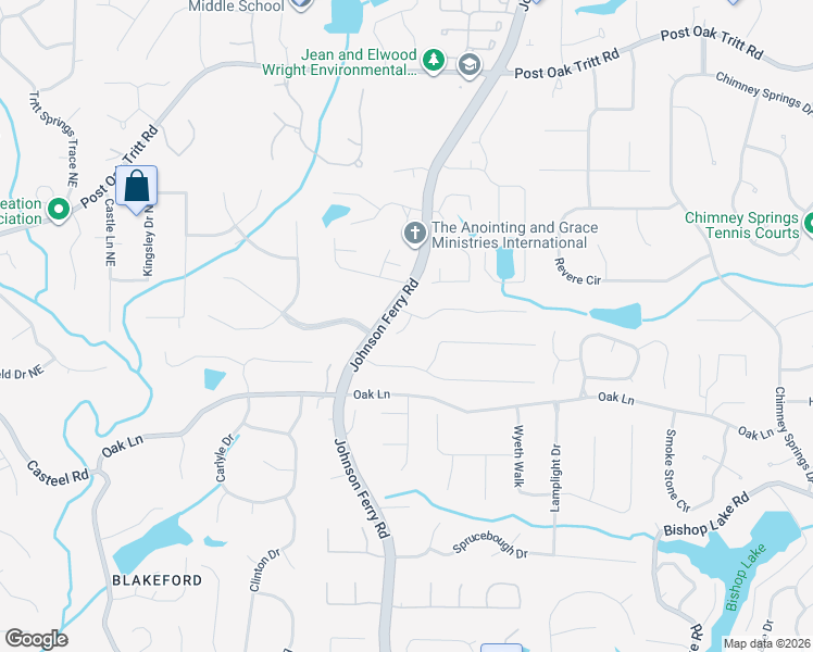 map of restaurants, bars, coffee shops, grocery stores, and more near Chelsea Landing Way in Cobb County