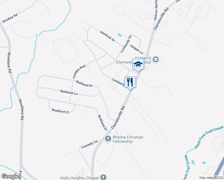 map of restaurants, bars, coffee shops, grocery stores, and more near 250 Brighton Terrace in Athens