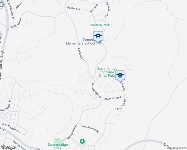 map of restaurants, bars, coffee shops, grocery stores, and more near 967 Pantera Drive in Diamond Bar