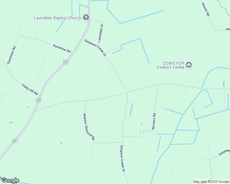 map of restaurants, bars, coffee shops, grocery stores, and more near 1579 South Carolina 915 in Loris