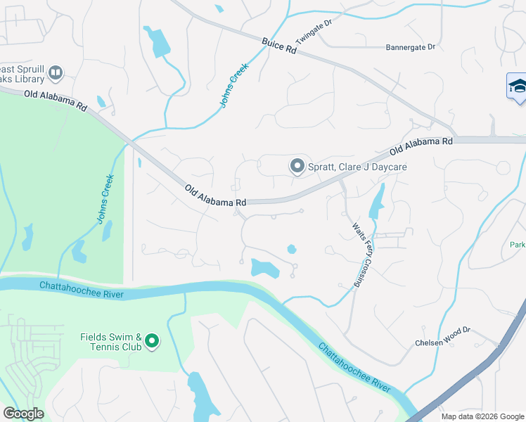 map of restaurants, bars, coffee shops, grocery stores, and more near 5048 Dinant Drive in Johns Creek