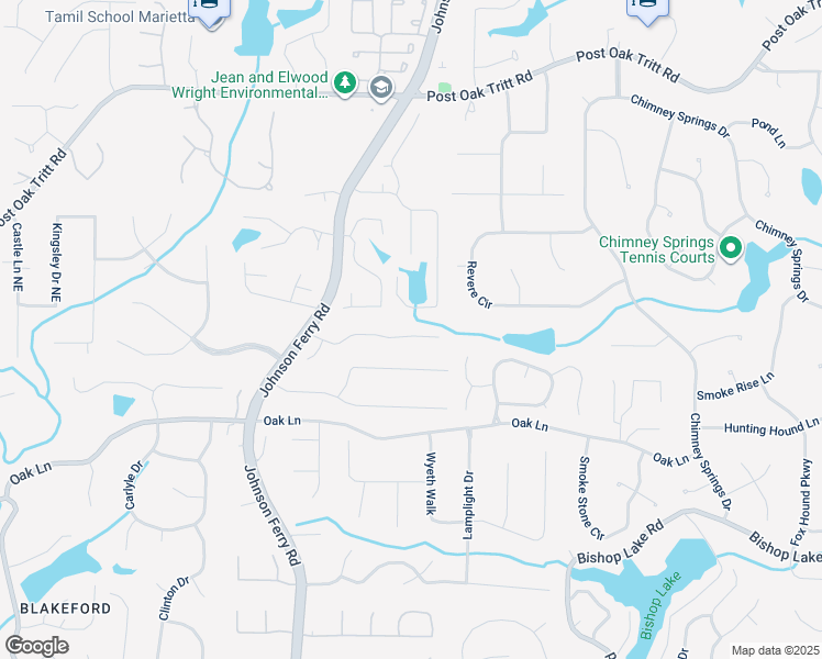 map of restaurants, bars, coffee shops, grocery stores, and more near 4013 Chelsea Lane in Marietta