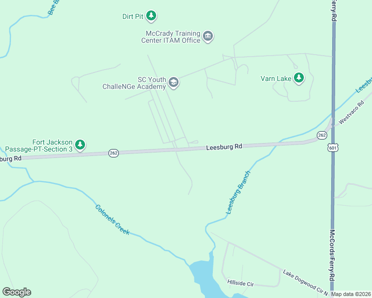 map of restaurants, bars, coffee shops, grocery stores, and more near 5450 Leesburg Road in Eastover