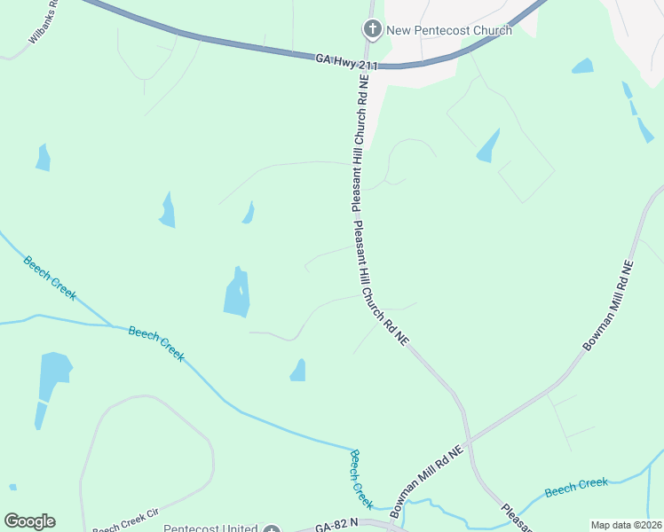 map of restaurants, bars, coffee shops, grocery stores, and more near 209 Segars Road in Winder