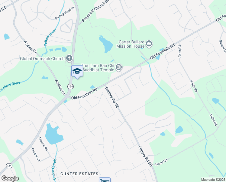 map of restaurants, bars, coffee shops, grocery stores, and more near 1240 Fountain Oaks Court in Lawrenceville