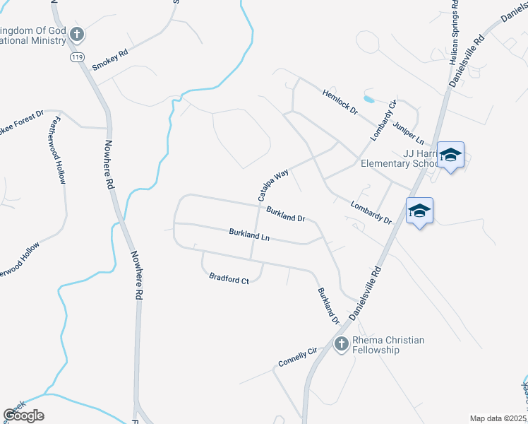 map of restaurants, bars, coffee shops, grocery stores, and more near 335 Burkland Drive in Athens