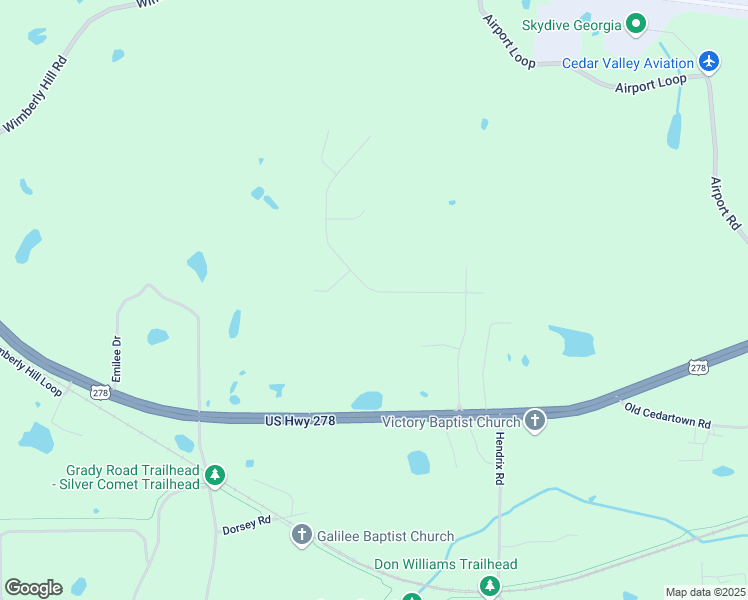 map of restaurants, bars, coffee shops, grocery stores, and more near 113 Sunset Loop in Cedartown