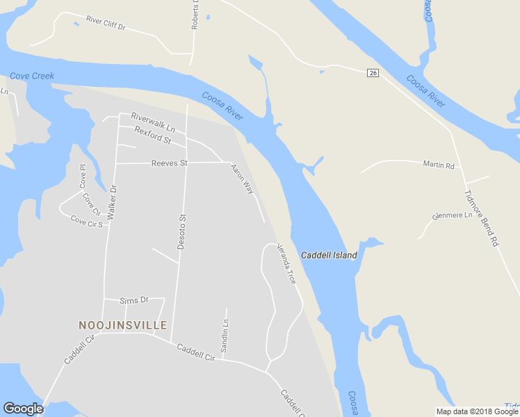 map of restaurants, bars, coffee shops, grocery stores, and more near 2000 Aaron Way in Hokes Bluff