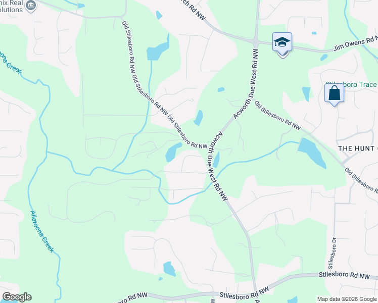 map of restaurants, bars, coffee shops, grocery stores, and more near 2139 Golden Morning Court in Kennesaw