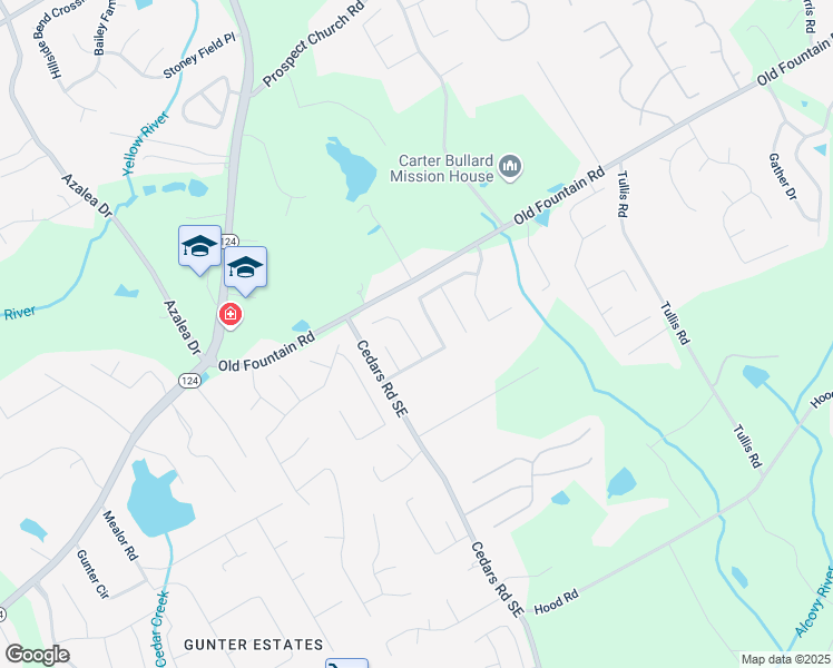 map of restaurants, bars, coffee shops, grocery stores, and more near 1236 Mistwater Trace Northeast in Lawrenceville