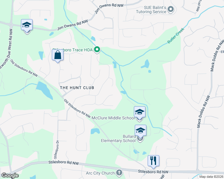 map of restaurants, bars, coffee shops, grocery stores, and more near 2052 Jockey Hollow Court Northwest in Kennesaw
