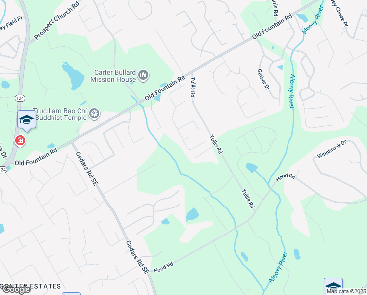 map of restaurants, bars, coffee shops, grocery stores, and more near 1040 Amhearst Oaks Drive in Lawrenceville