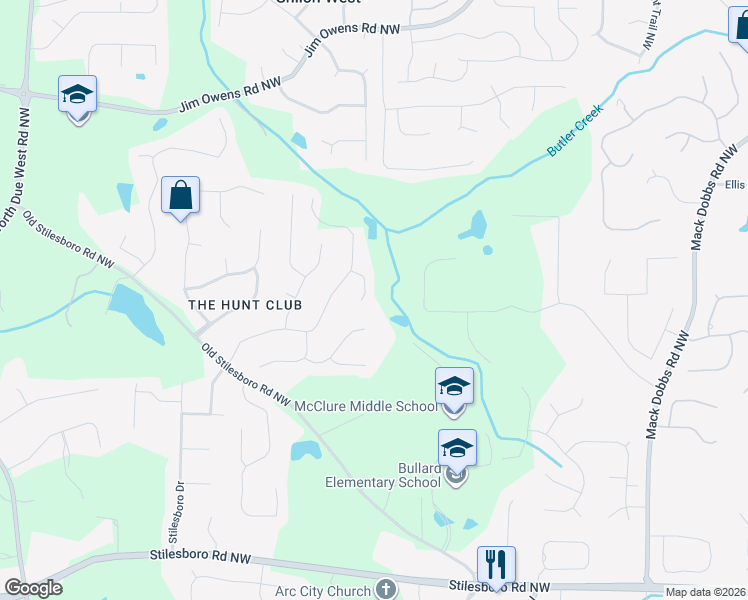 map of restaurants, bars, coffee shops, grocery stores, and more near 2056 Jockey Hollow Court Northwest in Kennesaw