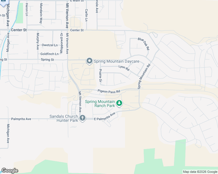 map of restaurants, bars, coffee shops, grocery stores, and more near 20349 Barrel Road in Riverside