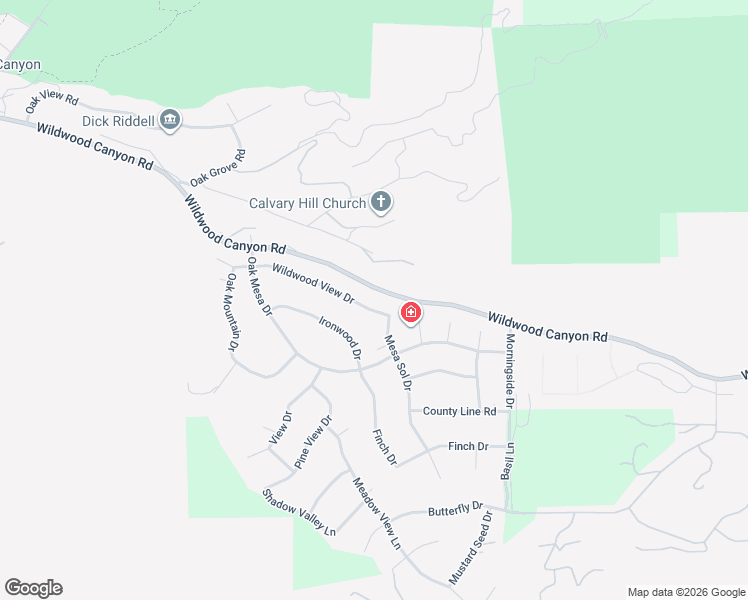 map of restaurants, bars, coffee shops, grocery stores, and more near 37420 Wildwood View Drive in Yucaipa