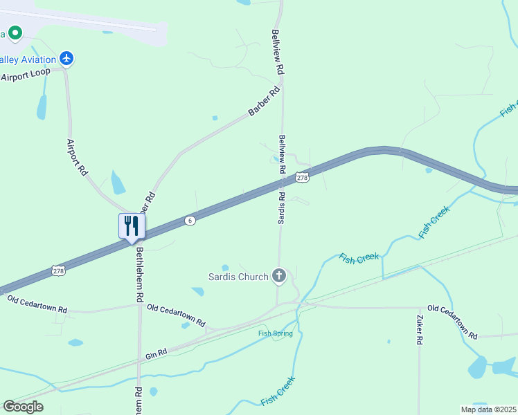 map of restaurants, bars, coffee shops, grocery stores, and more near 3163 Cedartown Highway in Rockmart