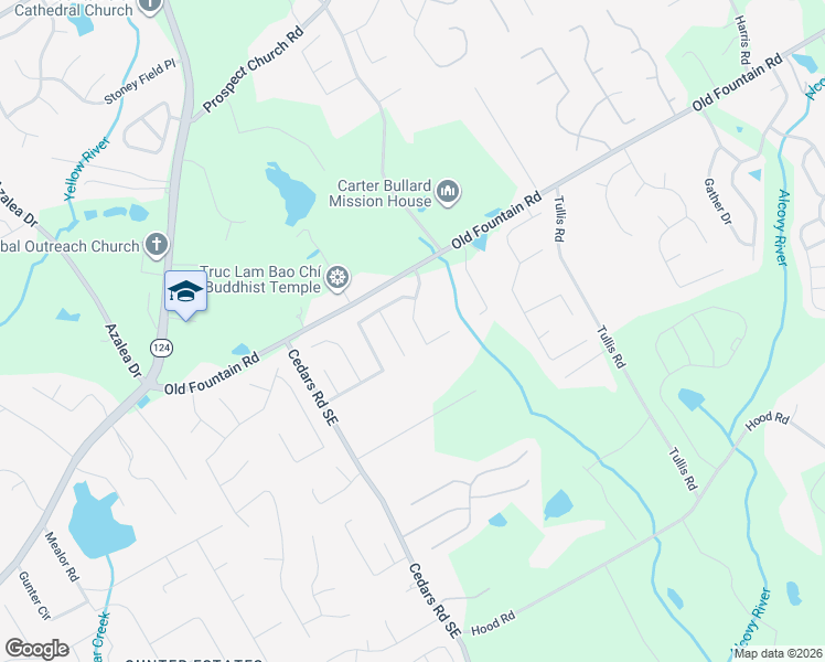 map of restaurants, bars, coffee shops, grocery stores, and more near 1088 Fountain Lakes Court in Lawrenceville