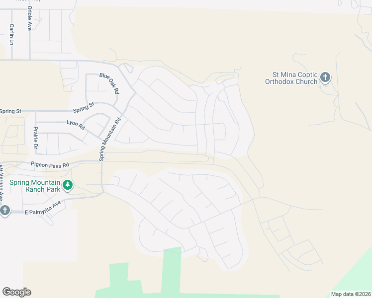map of restaurants, bars, coffee shops, grocery stores, and more near 21003 Spring Street in Riverside