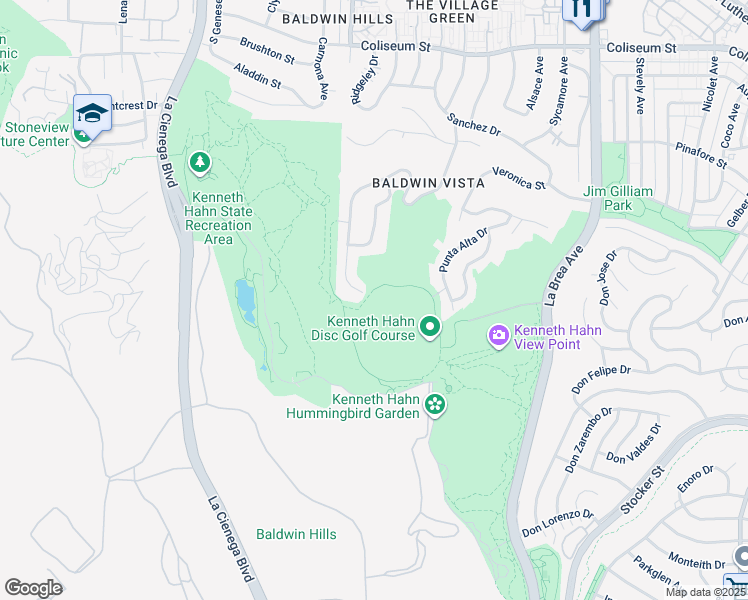 map of restaurants, bars, coffee shops, grocery stores, and more near in Los Angeles County