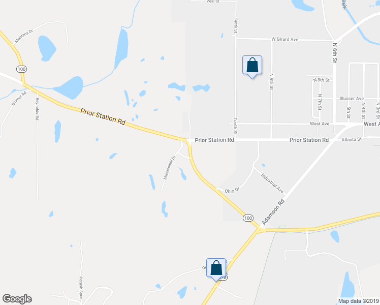 map of restaurants, bars, coffee shops, grocery stores, and more near Tallapoosa Road in Cedartown