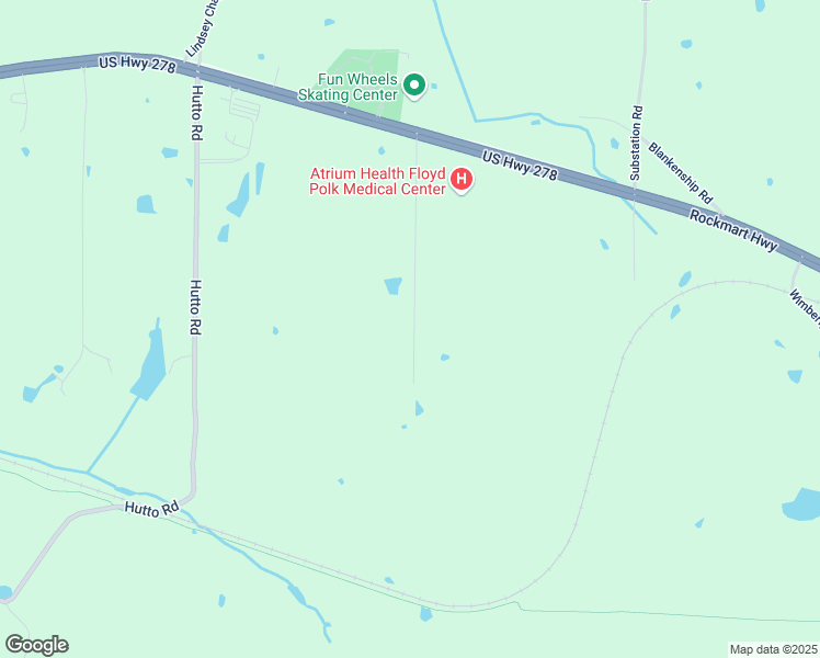 map of restaurants, bars, coffee shops, grocery stores, and more near 280 Kelly Road in Cedartown