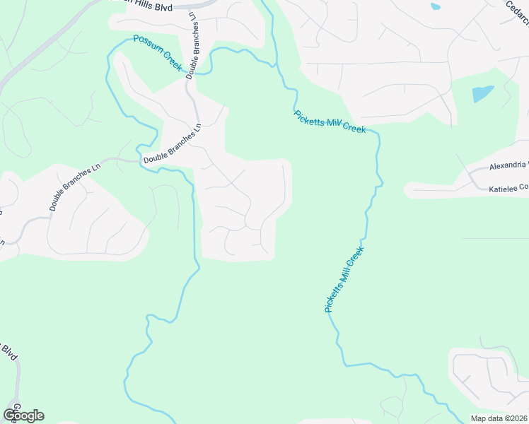 map of restaurants, bars, coffee shops, grocery stores, and more near 57 Sweet Birch Lane in Dallas