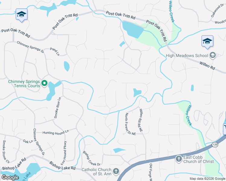 map of restaurants, bars, coffee shops, grocery stores, and more near 2221 Heritage Trace Drive in Marietta