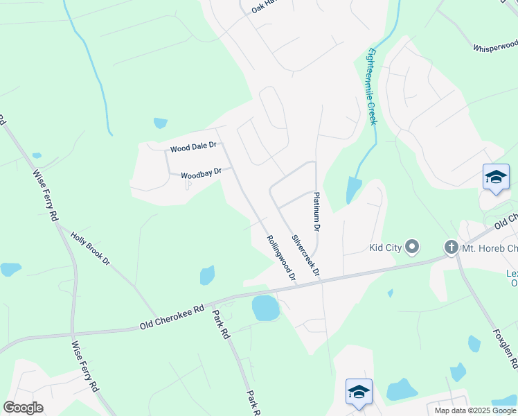 map of restaurants, bars, coffee shops, grocery stores, and more near 206 Rollingwood Drive in Lexington