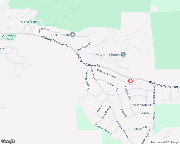 map of restaurants, bars, coffee shops, grocery stores, and more near 37167 Wildwood View Drive in Yucaipa