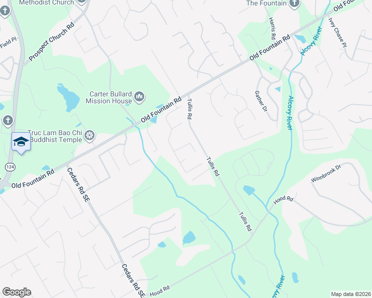 map of restaurants, bars, coffee shops, grocery stores, and more near 1607 Amhearst Walk Road in Lawrenceville