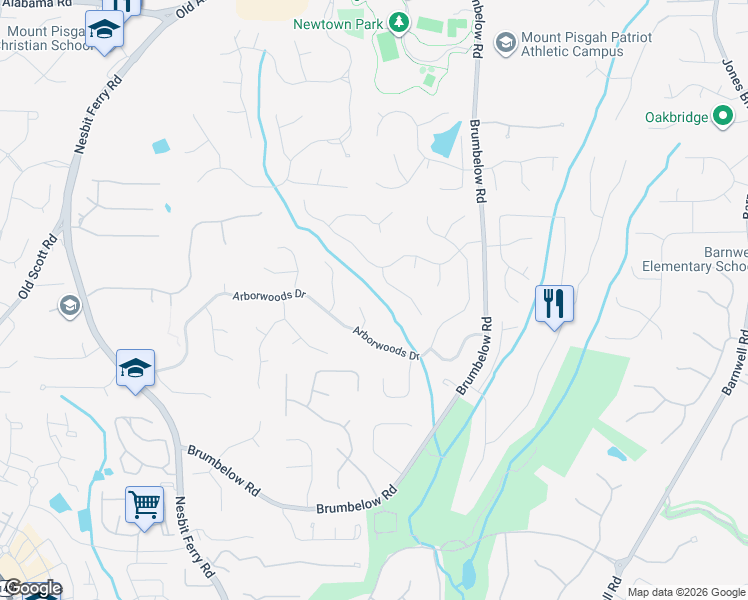 map of restaurants, bars, coffee shops, grocery stores, and more near 735 Arborside Court in Alpharetta