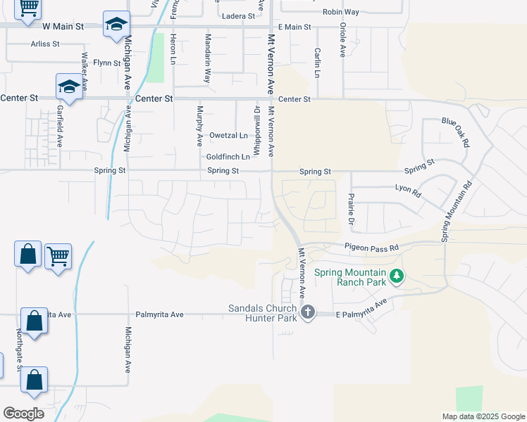 map of restaurants, bars, coffee shops, grocery stores, and more near 7736 Citron Circle in Riverside