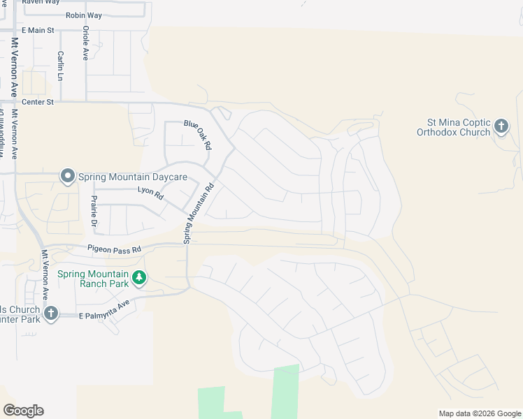 map of restaurants, bars, coffee shops, grocery stores, and more near 20943 Spring Street in Riverside