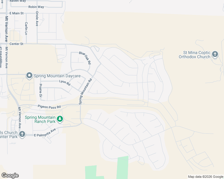 map of restaurants, bars, coffee shops, grocery stores, and more near 20943 Spring Street in Riverside