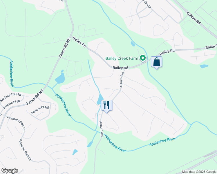 map of restaurants, bars, coffee shops, grocery stores, and more near 2941 Planters Mill Drive in Dacula