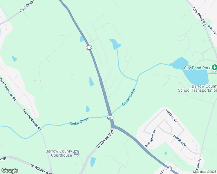 map of restaurants, bars, coffee shops, grocery stores, and more near 278 Stillwood Drive in Winder