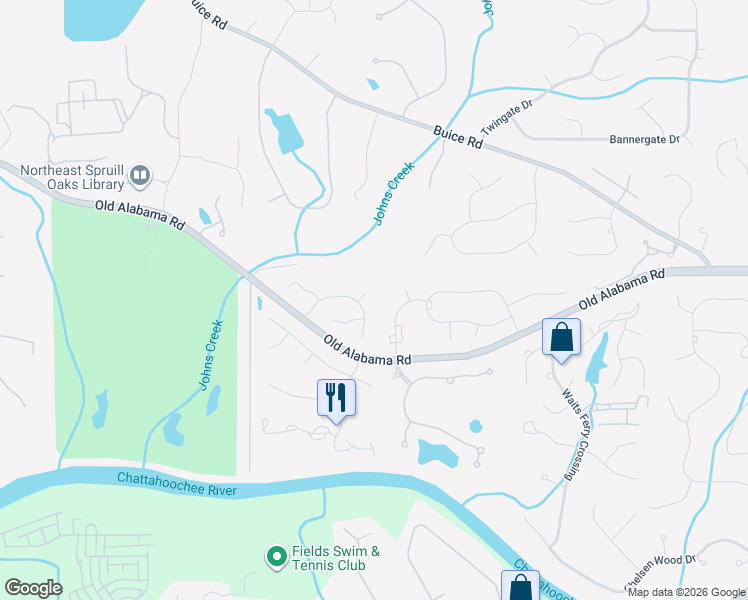 map of restaurants, bars, coffee shops, grocery stores, and more near 110 Judson Walk Court in Alpharetta
