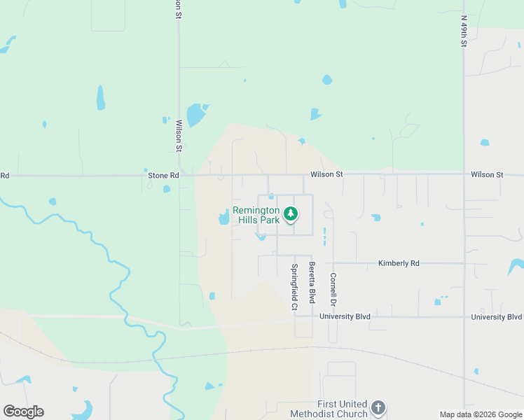 map of restaurants, bars, coffee shops, grocery stores, and more near 1519 Remington South Circle in Durant